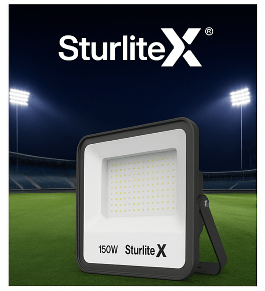 SturliteX Heavy Duty LED Flood Light – 100W / 150W / 200W – IP66, ADC12 Diecast, 25,000 hrs Lifespan