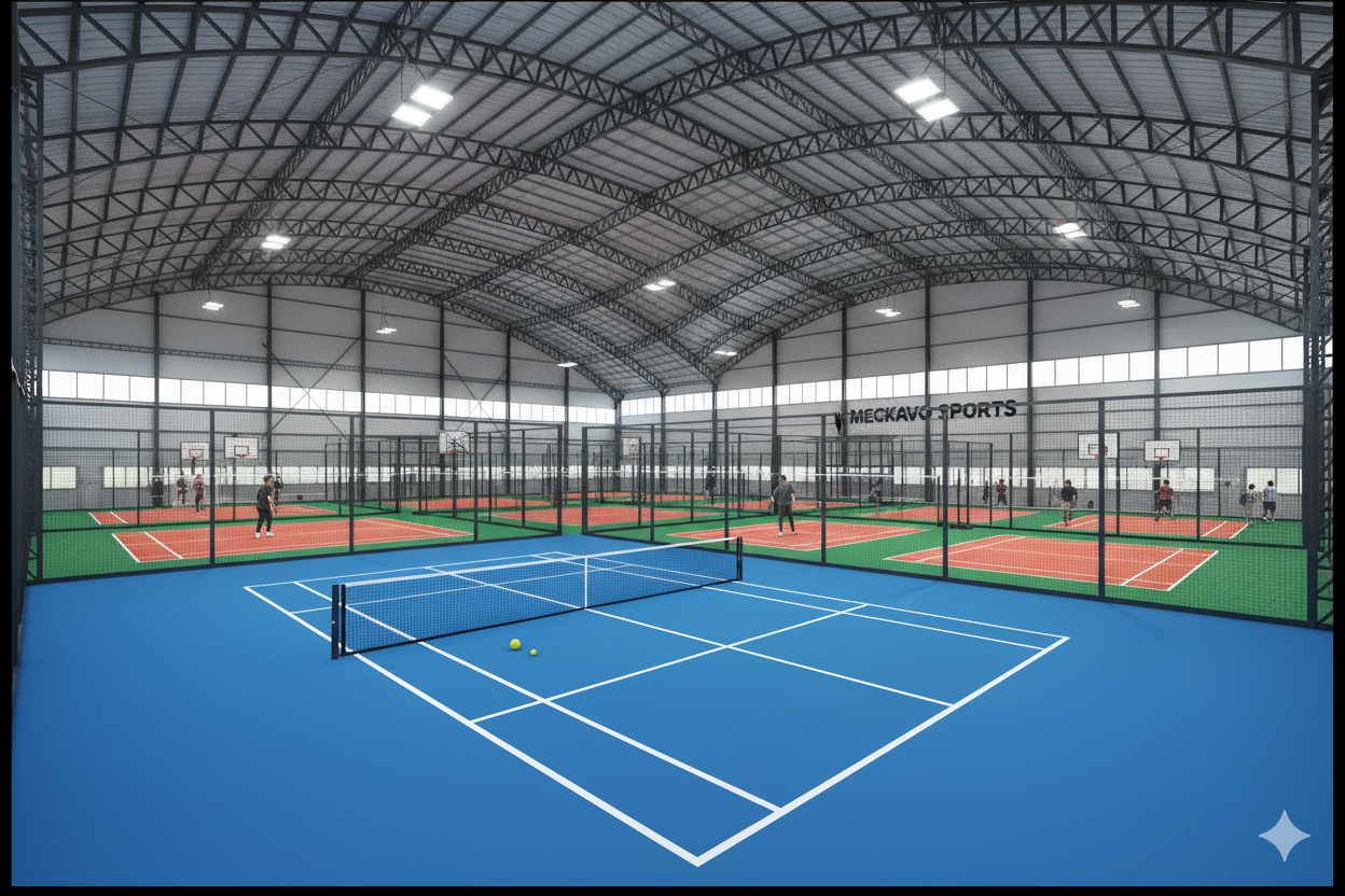 Steel Structure and Roofing for Indoor Sports Facilities