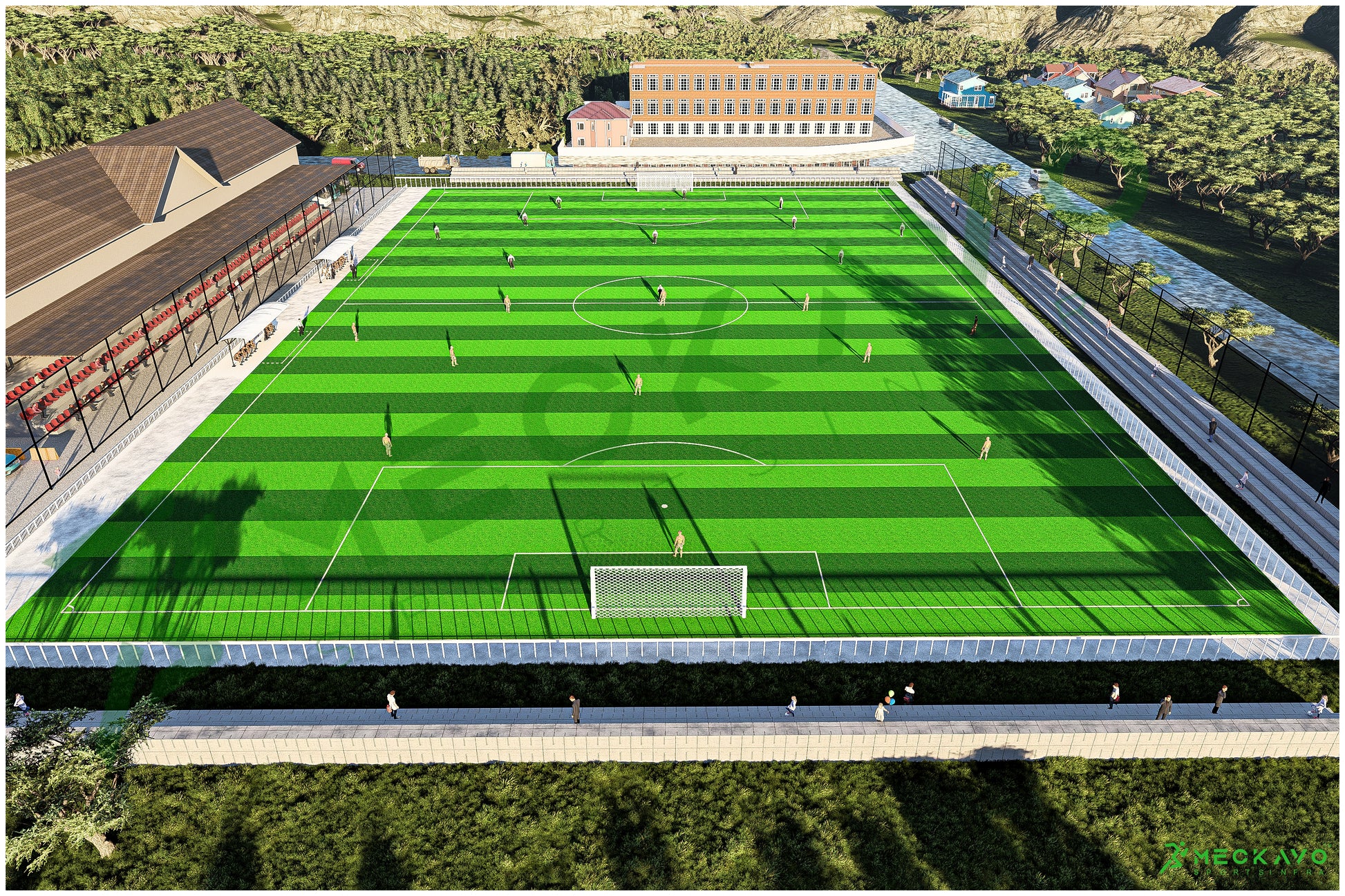 Full Size / 11-A-Side Football Ground Construction – By Meckavo Sports