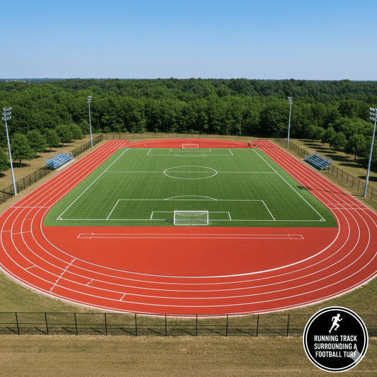 Meckavo Sports Elite SBR Running Track Flooring - All-Weather Performance