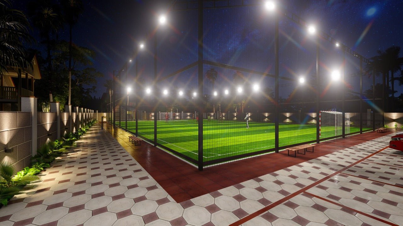 Light and Fencing Poles – For All Sports – 4” Round or Square