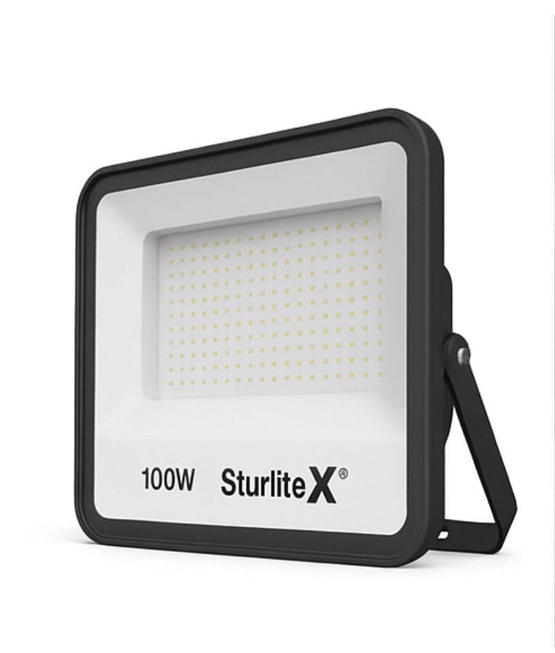 SturliteX Heavy Duty LED Flood Light – 100W / 150W / 200W – IP66, ADC12 Diecast, 25,000 hrs Lifespan