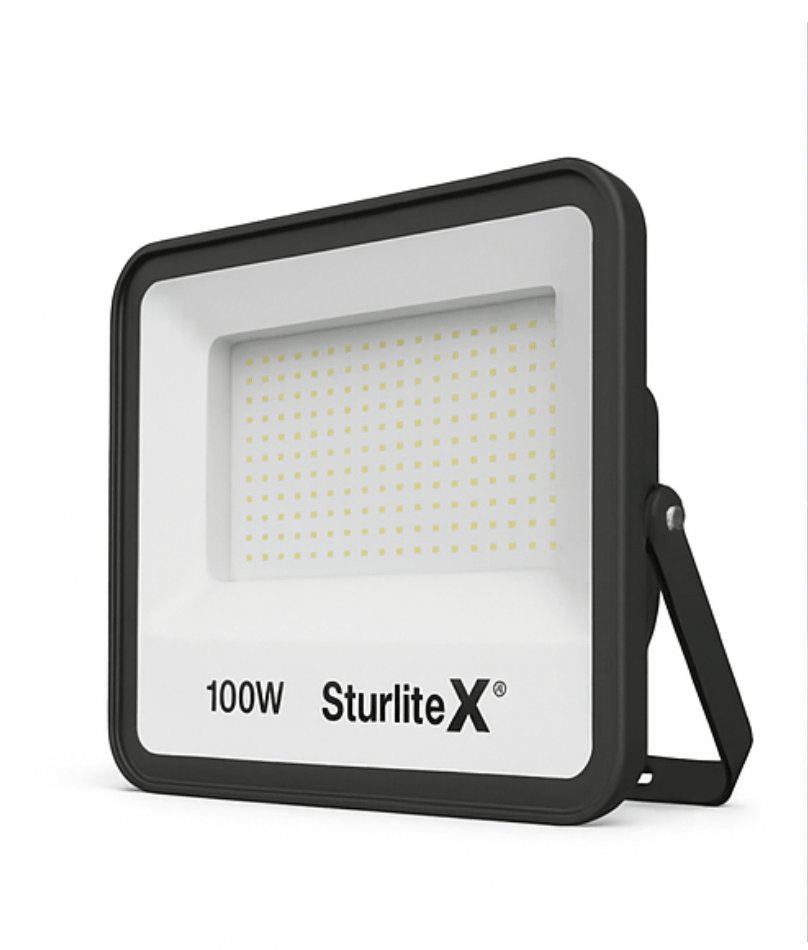 SturliteX Heavy Duty LED Flood Light – 100W / 150W / 200W – IP66, ADC12 Diecast, 25,000 hrs Lifespan