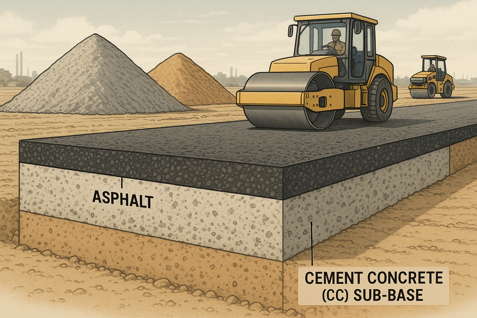 Asphalt or CC Sub basse construction by Meckavo sports