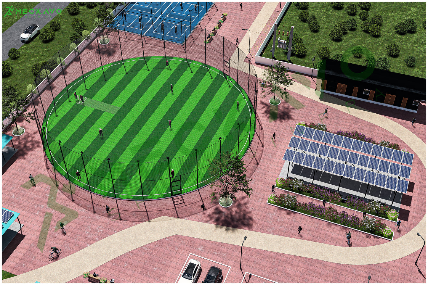 BOX CRICKET - CIRCULAR- EPIC DESIGN BY MECKAVO