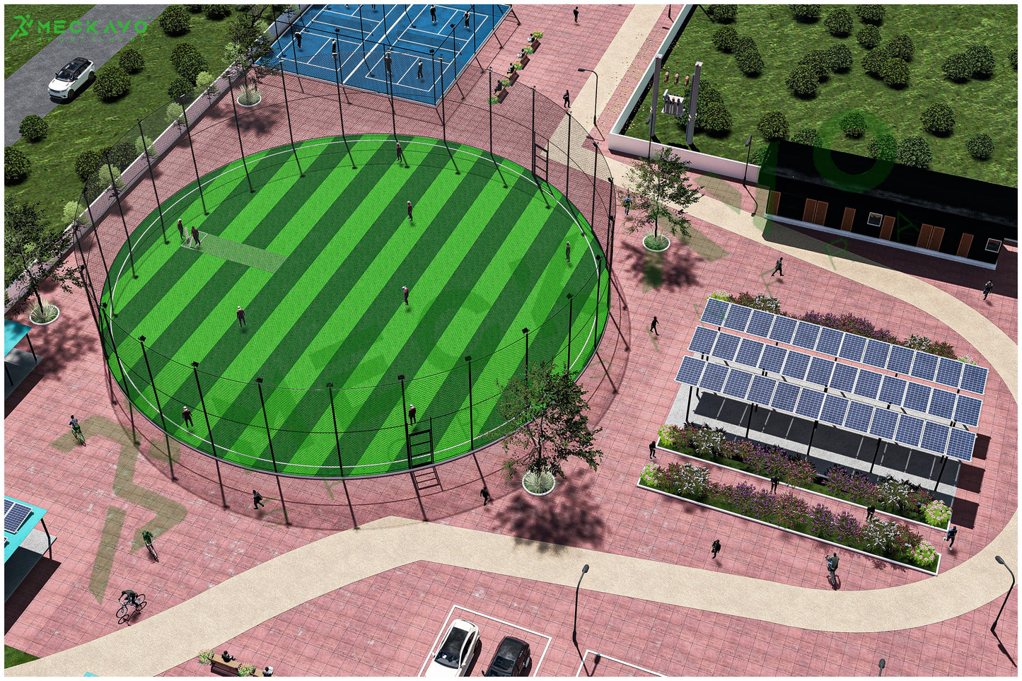 Circle/Oval Shaped Ground Full construction cost