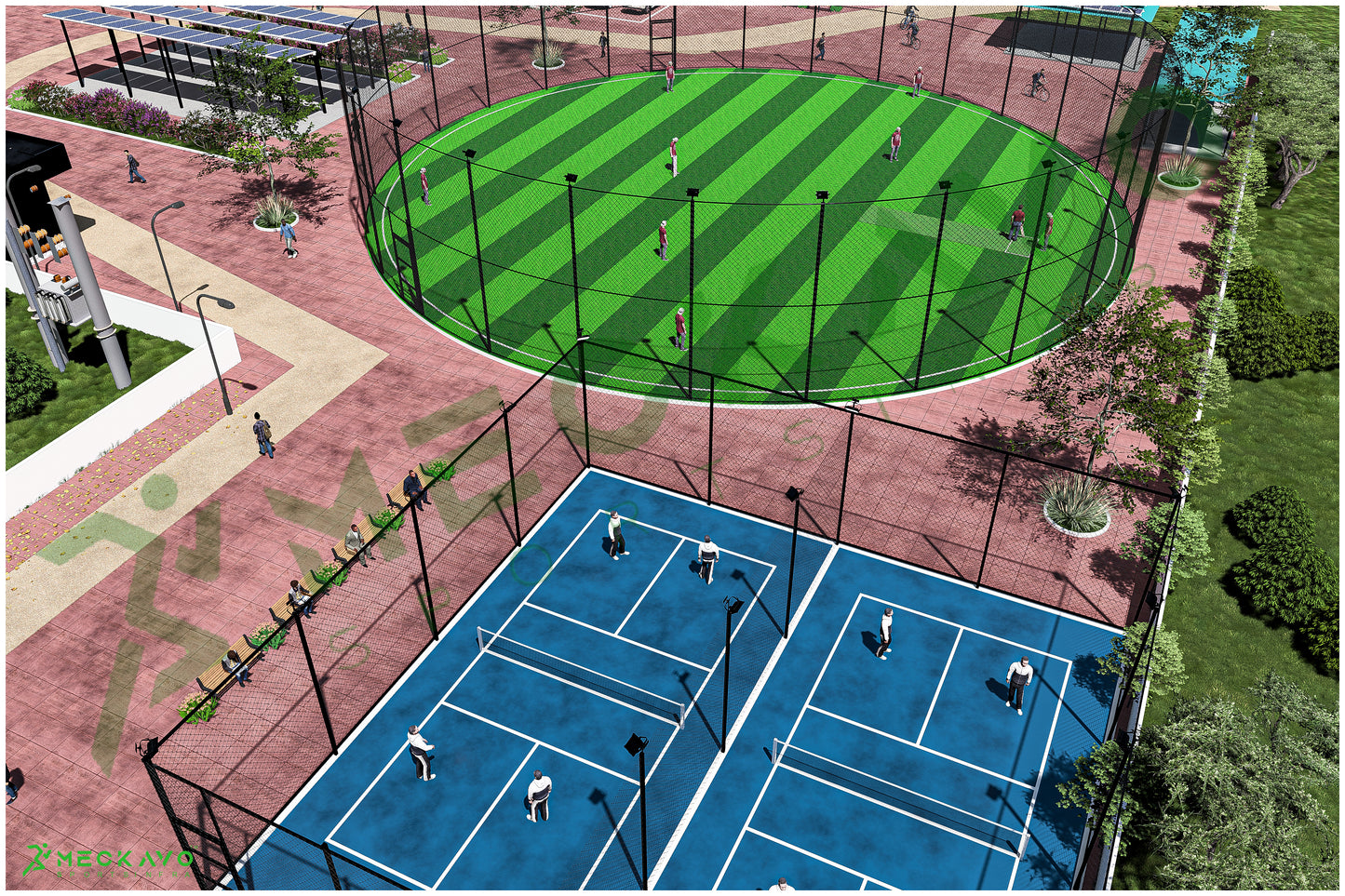 BOX CRICKET - CIRCULAR- EPIC DESIGN BY MECKAVO