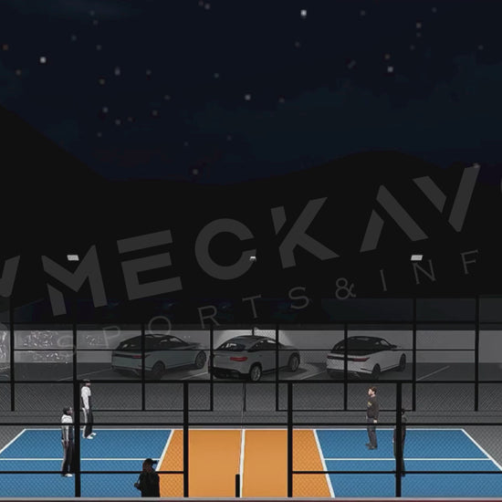 Pickle ball court construction model